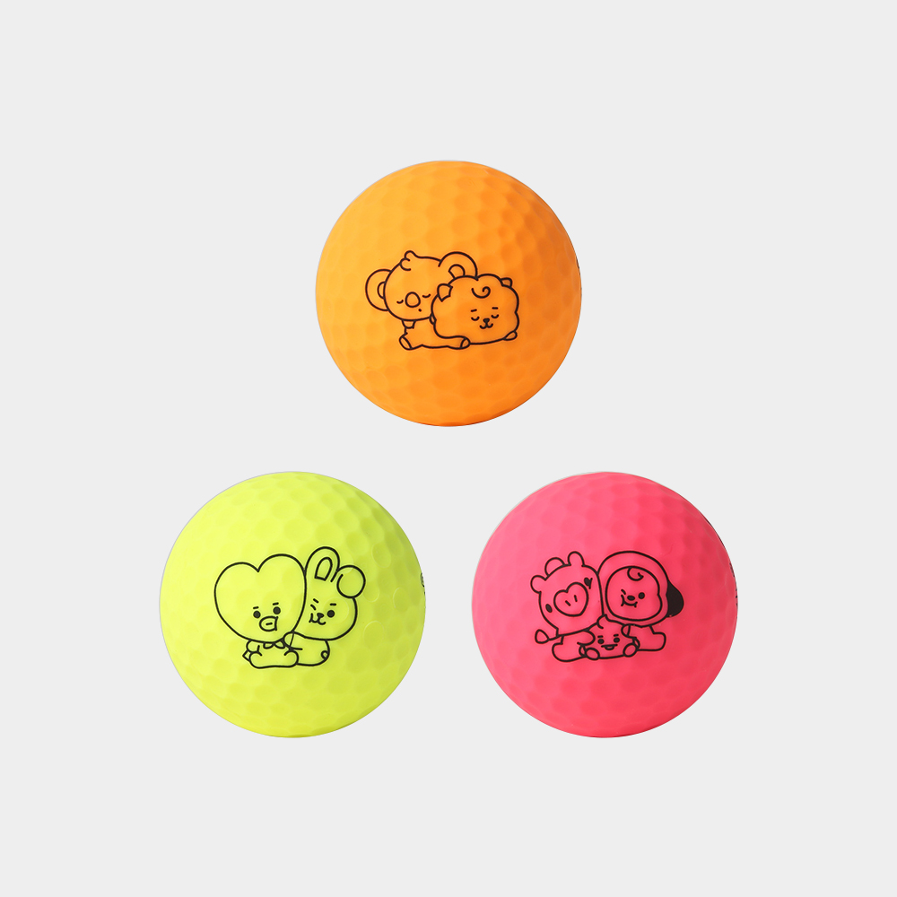 BT21 BABY Golf Ball Matte Half Dozen COOKY จำหน่ายอุปกรณ์และ
